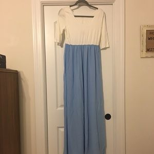 PinkBlush maternity maxi dress